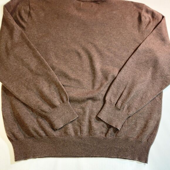 Consensus Sportswear Close-Knit Brown Argyle Pattern Sweater Size Large Mens - Picture 8 of 15